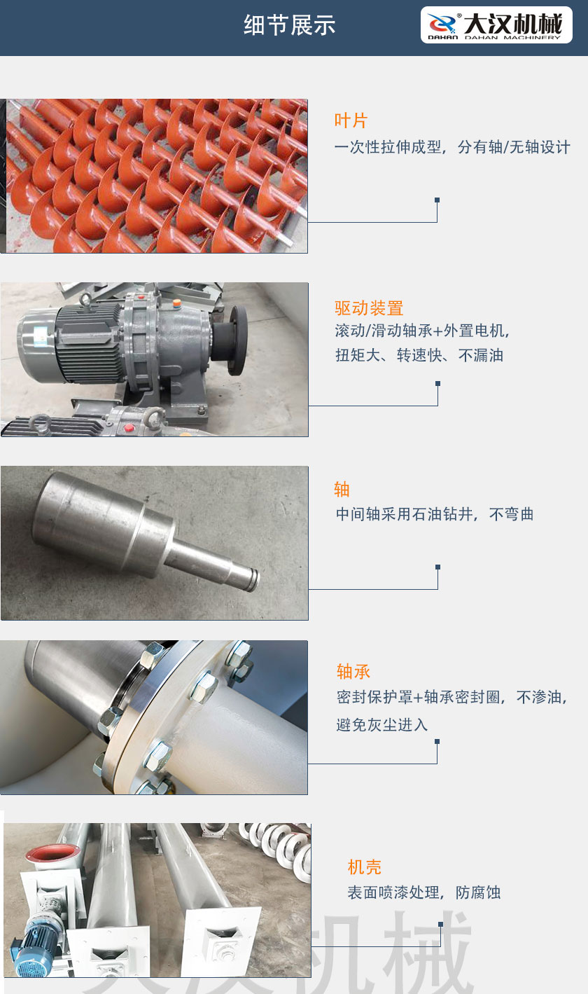 LS400螺旋输送机结构