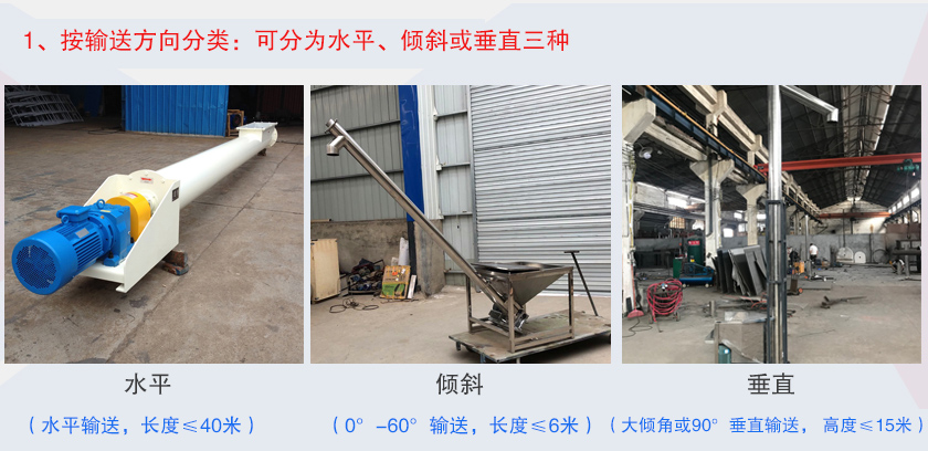 绞龙输送机型号分类