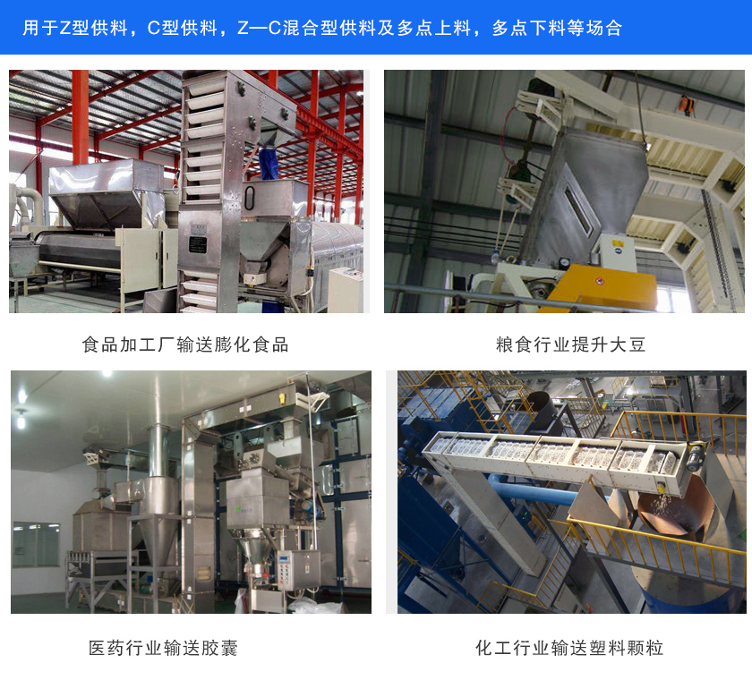 z型提升机应用行业